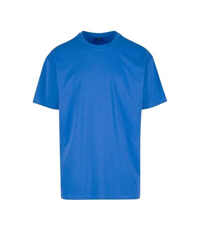 Unisex adults heavy oversized tee intense blue Build Your Brand