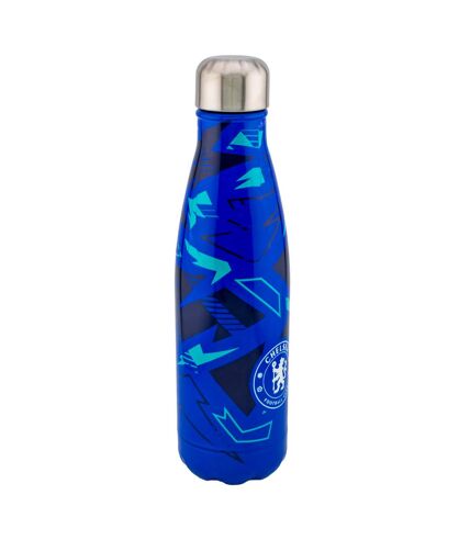 Chelsea FC Fragment Thermal Flask (Blue/Navy/Mint Green) (One Size) - UTTA11731