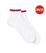 Lot De 2  Socquettes Motif/style Logo Homme Blanc Hugo-1
