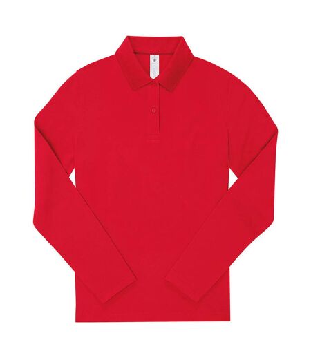 Chemisier Manches Longues My Polo Femme Rouge B&C