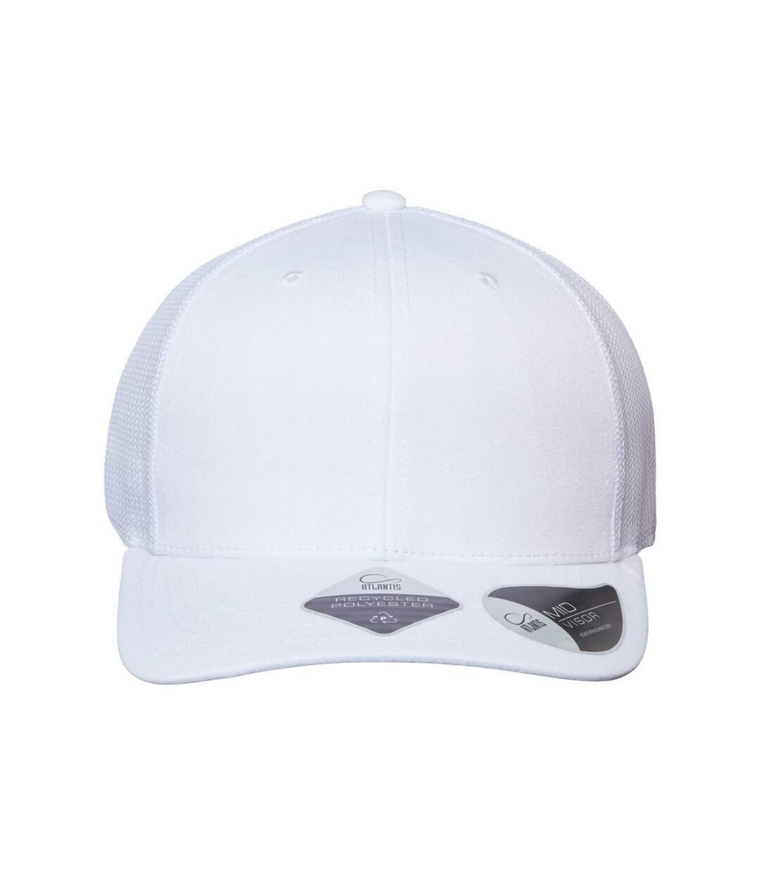 Casquette Trucker Bryce Blanc Atlantis Headwear-1