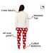 Ensemble De Pyjama Long Femme Blanc Rouge Hello Kitty-3