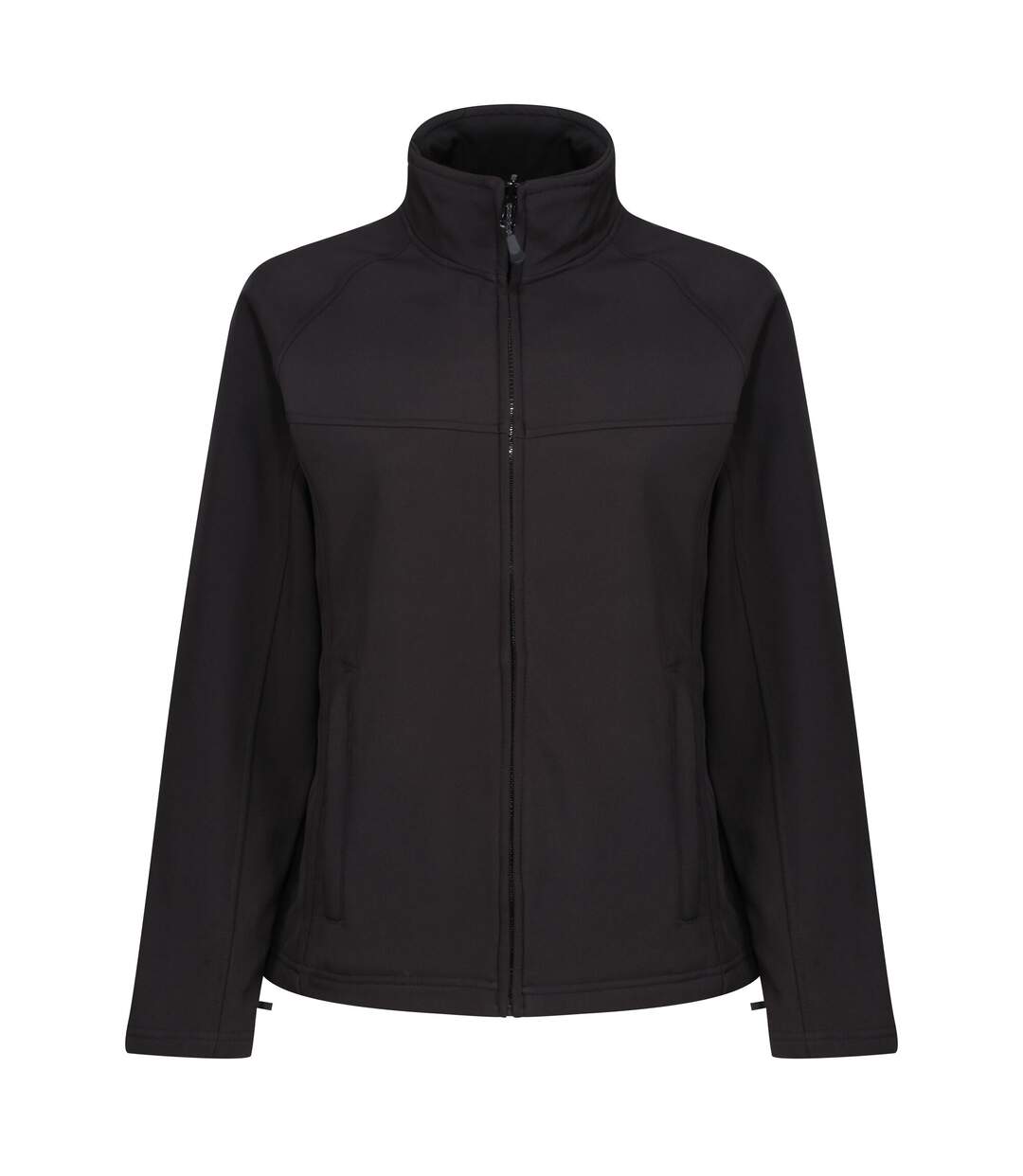 Regatta Ladies Uproar Softshell Wind Resistant Jacket (All Black) - UTRG1491-1