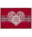 Tapis d'Entrée Sweet Heart 40x60cm Rouge-1