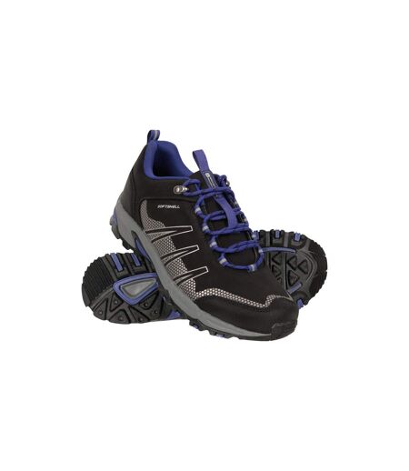 Womens/ladies Annapurna Softshell Running Trainers Black Mountain Warehouse