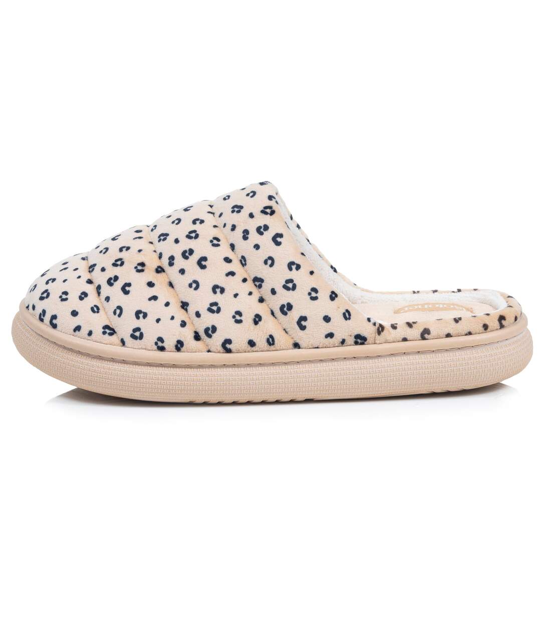 Isotoner Chaussons Mules femme polaire semelle bloup extra confort-3