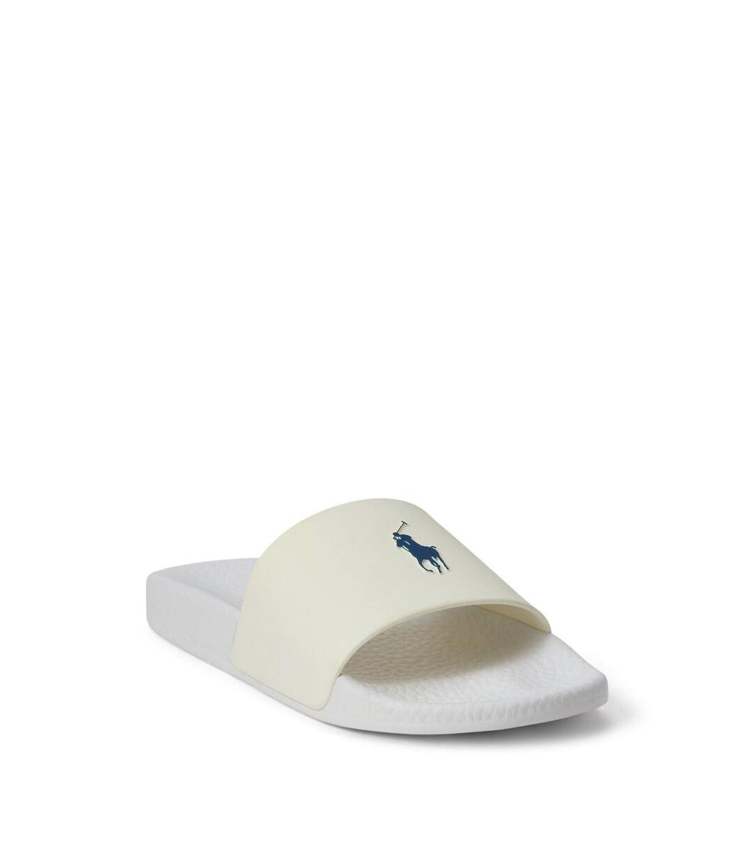 Claquettes Polo Homme Blanc Cassé Bleu Marine Ralph Lauren-2