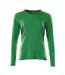 Womens/ladies Accelerate Long-sleeved T-shirt Grass Green Green Mascot-1