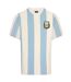 Maillot De Foot Motif/style Argentine Homme Bleu Blanc Score Draw-1
