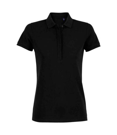 NEOBLU Womens/Ladies Owen Piqué Polo Shirt (Deep Black) - UTPC6143