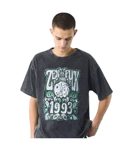 Mens Lettering Regular T-shirt Black Pretty Green