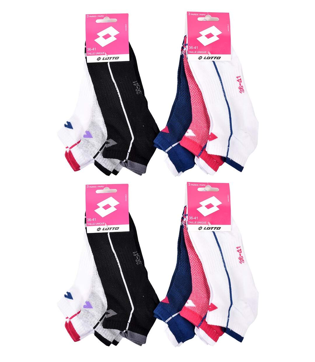 Chaussettes Femme LOTTO Pack de 12 paires SNEAKER 6459-3