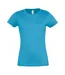 Womens/ladies Imperial T-shirt Aqua SOLS-1