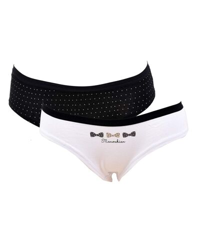 Culottes Femme MANOUKIAN Underwear Confort Qualité supérieure Pack de 2 Mme MANOUKIAN Blanc