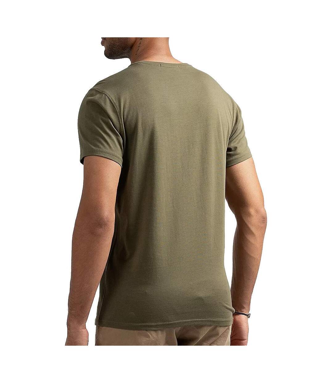 T-shirt kaki homme sun valley creydol-2