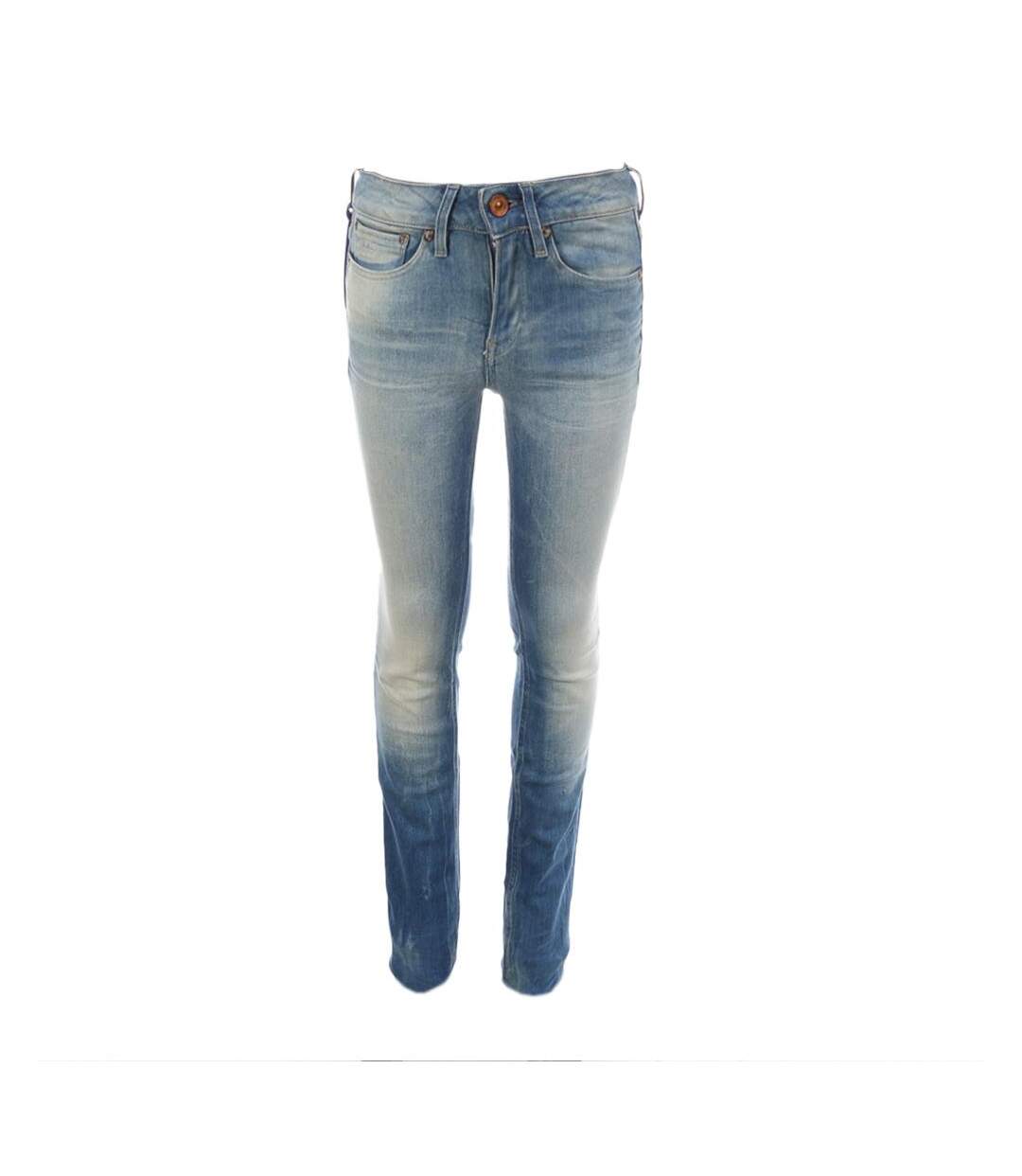 Jean slim bleu clair femme g-star 3301 60654 - w24-l32-1