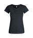 T-shirt Femme Noir Clique-1