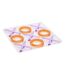 Jeu de Morpion en Plexiglass Poolside 23cm Violet-1