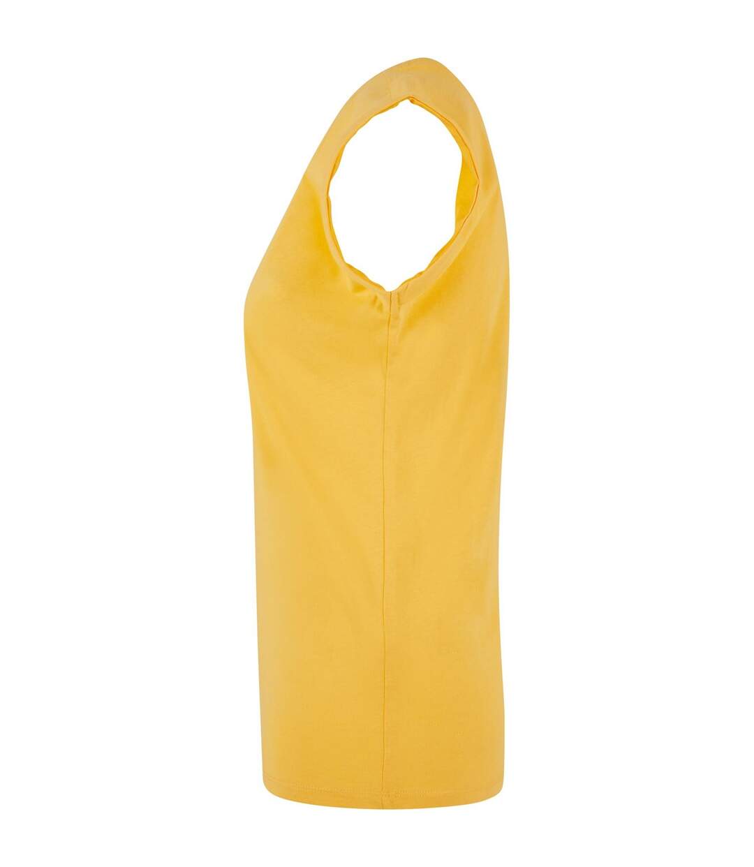 T-shirt Femme Jaune Build Your Brand-3