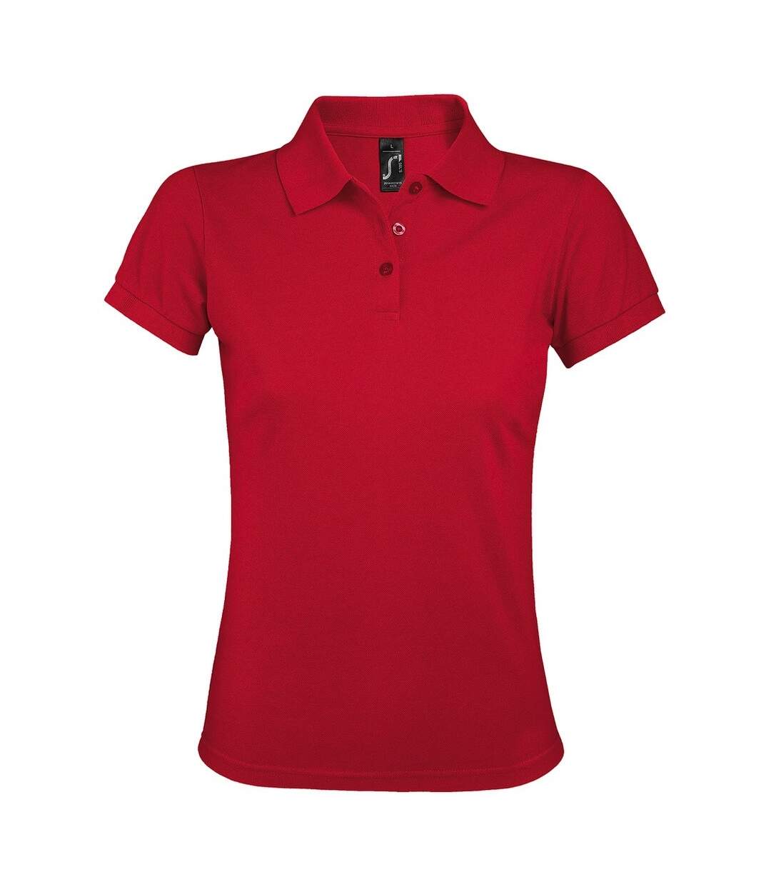 Polo manches courtes prime femme rouge SOLS