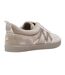 Womens/ladies Metallic Suede Trainers Mushroom Steve Madden-4