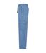 Womens/ladies Denim Lightweight Cargo Trousers Skyblue Washed Urban Classics-3