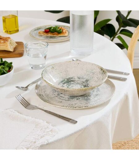 Lot de 6 Assiettes Creuses Ariane 21cm Vert