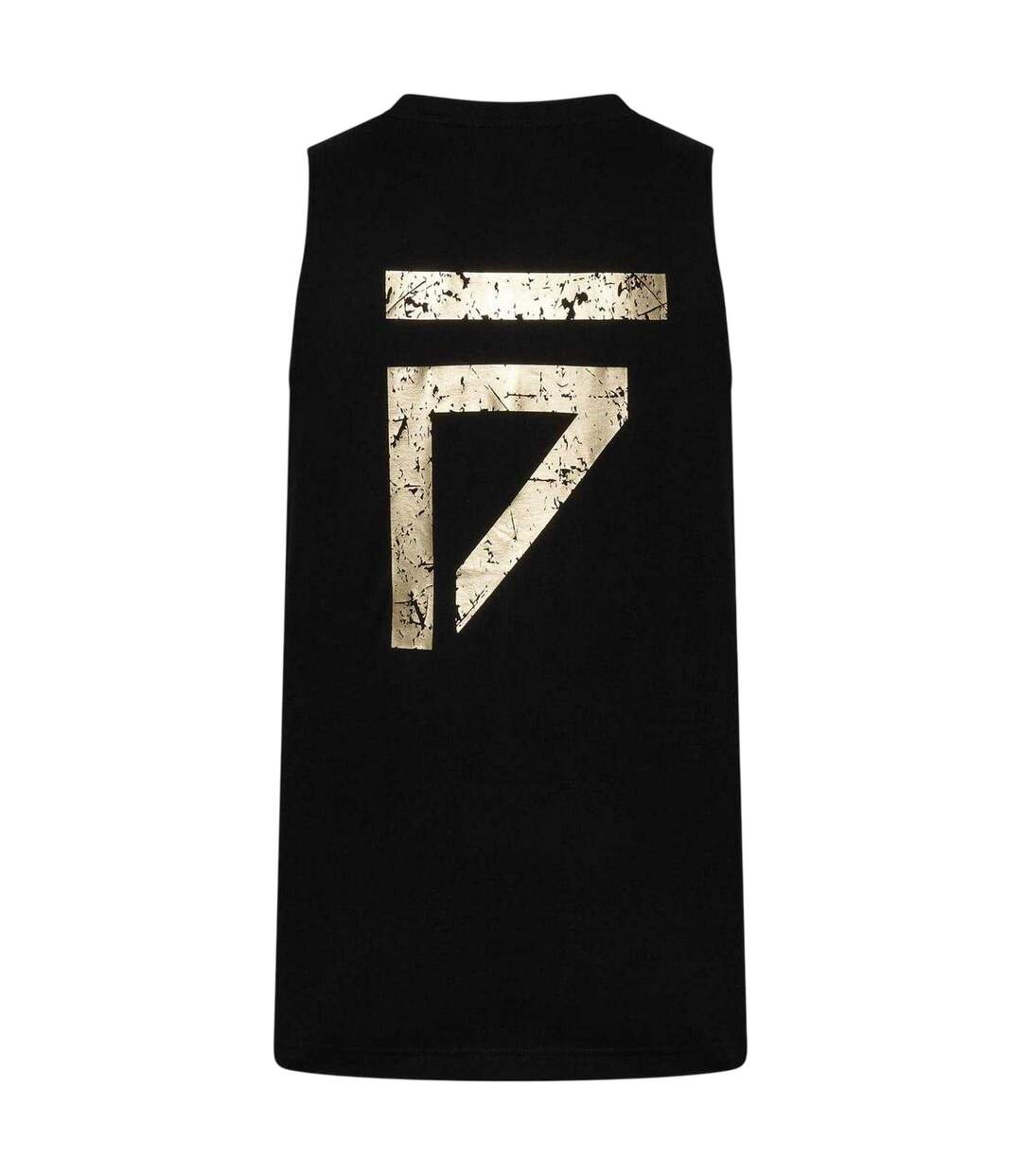 Mens Loose Fit Sleeveless Boxing Tank Top Black Gym King-2