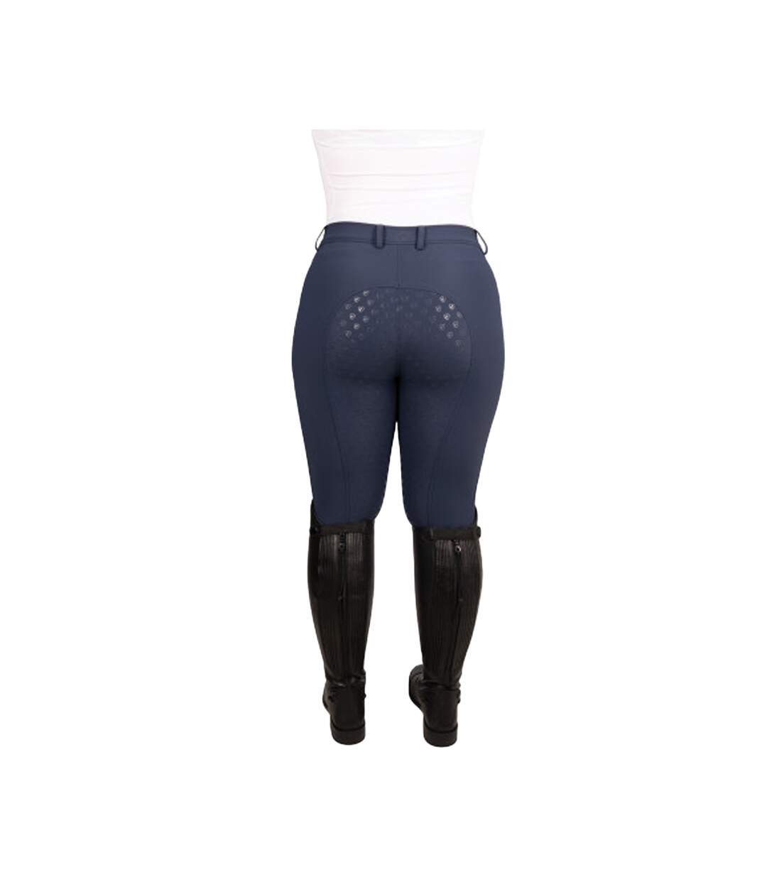 Womens/ladies Elevate Oakham Breeches Midnight Blue Hy-2