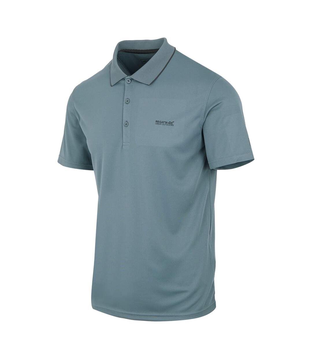 Polo de sport maverick homme gris orageux Regatta-3