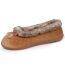 Isotoner Chaussons Ballerines femme semelle ultra-souple, confortables, semelle à mémoire de forme-1