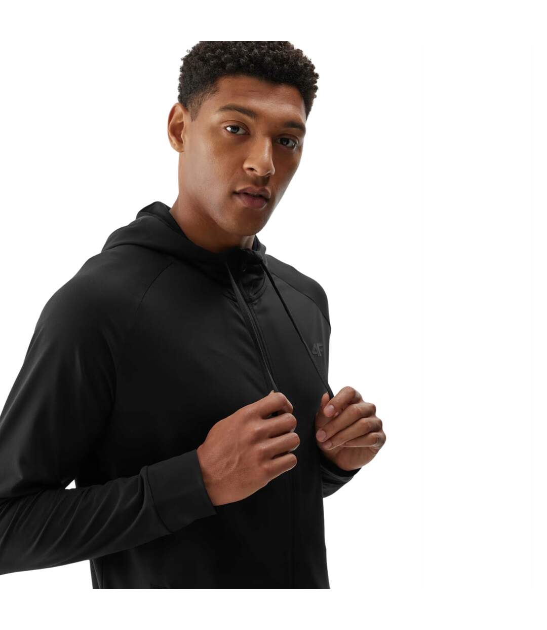 Veste À Capuche Waw24tfswm403 Homme Noir 4F-4