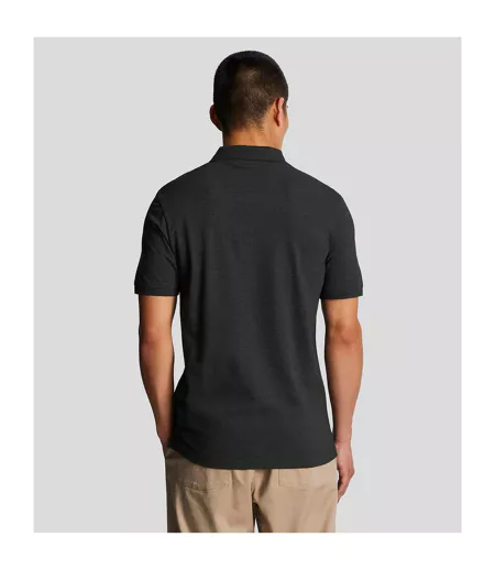 Polo Uni Homme Charbon Lyle & Scott