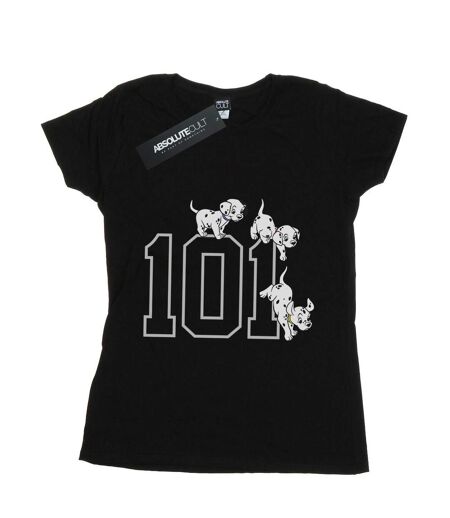 Disney - T-shirt DALMATIANS DOGGIES - Femme (Noir) - UTBI14681