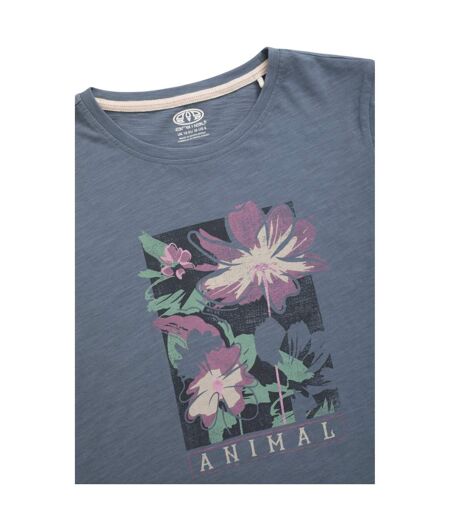 T-shirt canopy carina femme bleu Animal