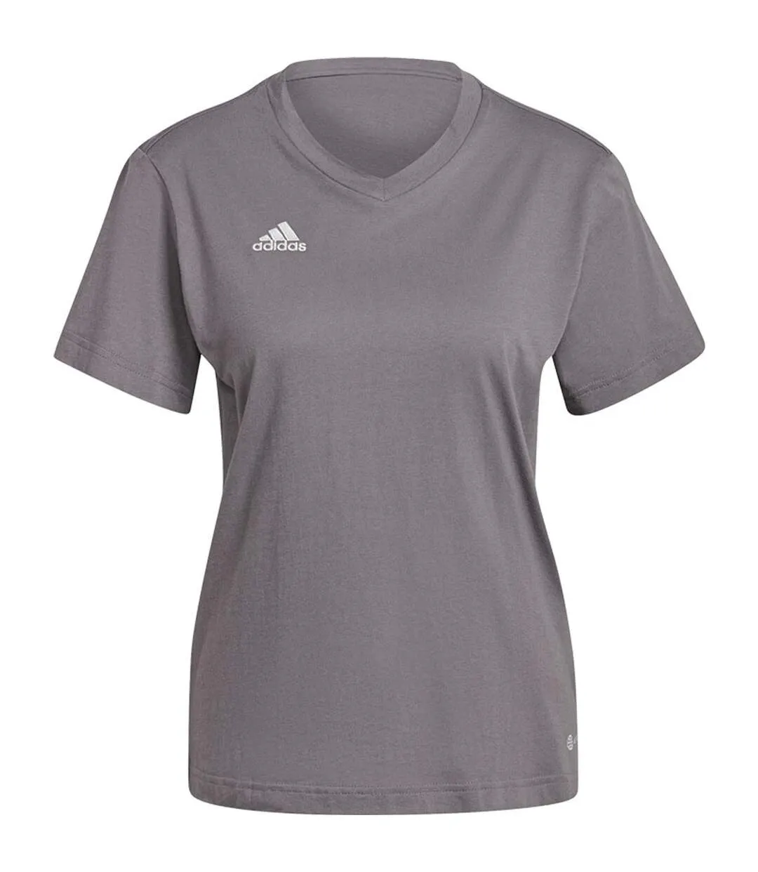 Womens/ladies Ent22 Gym T-shirt Grey Adidas-2