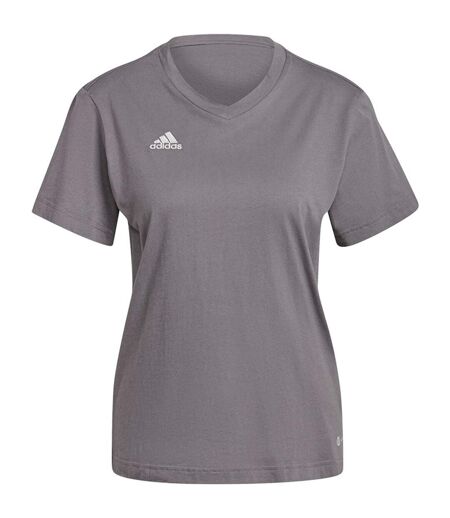 Womens/ladies Ent22 Gym T-shirt Grey Adidas