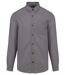 Chemise oxford manches longues - Homme - K533 - gris silver