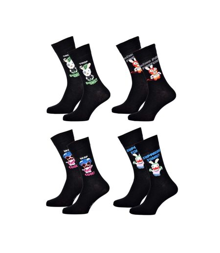 Chaussettes Lapins Crétins - Pack de 4
