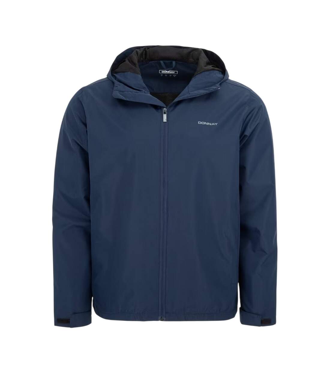 Mens Lightweight Hooded Jacket Navy Donnay-1