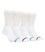 Mens Bamboo Sport Socks in Black & White | Farah | 4 Pack | Diabetic Friendly Sport Socks with Smooth Toe Seam & Loose Top | Tennis Gym Running Socks (6-11, Black)-1