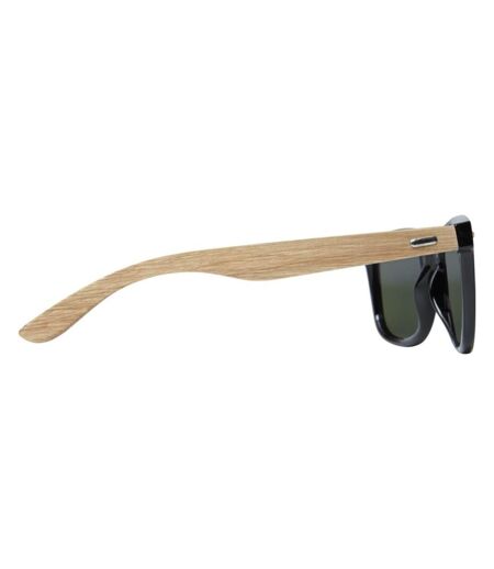 Avenue Hiru Polarized Mirrored Sunglasses (Bamboo Brown/Blue) (One Size) - UTPF3823