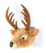 Peluche trophée mural Forêt Cerf Billy-3