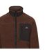 Veste Polaire À Col Montant Et Poche Sur Poitrine Brookes Homme Marron Foncé Trespass-3