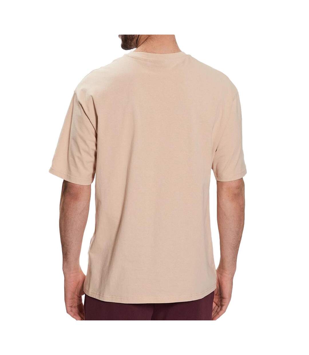 T-shirt beige homme new era league essential-2