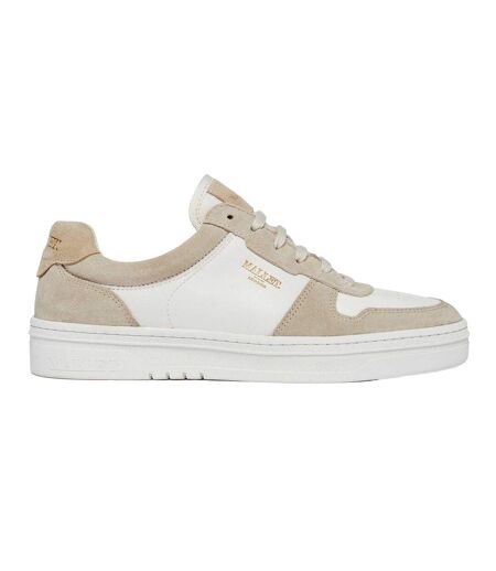 Baskets Bentham Femme Blanc Beige Mallet