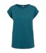 T-shirt Femme Bleu Sarcelle Urban Classics-1