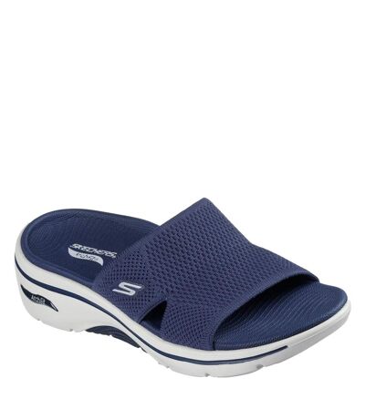Womens/ladies Go Walk Arch Fit 2.0 Sandals Navy Skechers