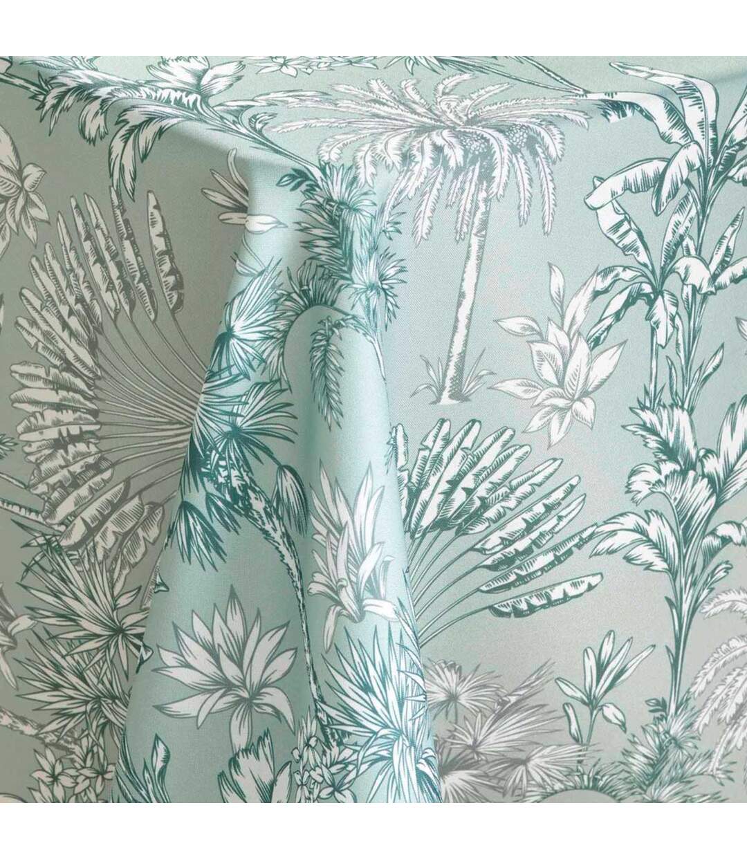 Nappe Antitache Imprimé Canarie 145x240cm Sauge-3