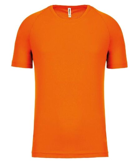 T-shirt sport - Running - Homme - PA438 - orange fluo